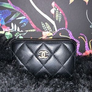 Authentic Chanel Zip Coin Purse